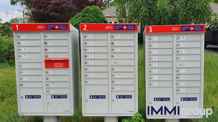 Canada post community mailboxes